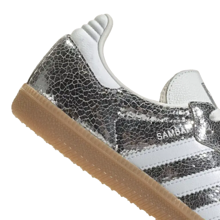 Adidas Samba OG – Silver Metallic / Cloud White / Core White