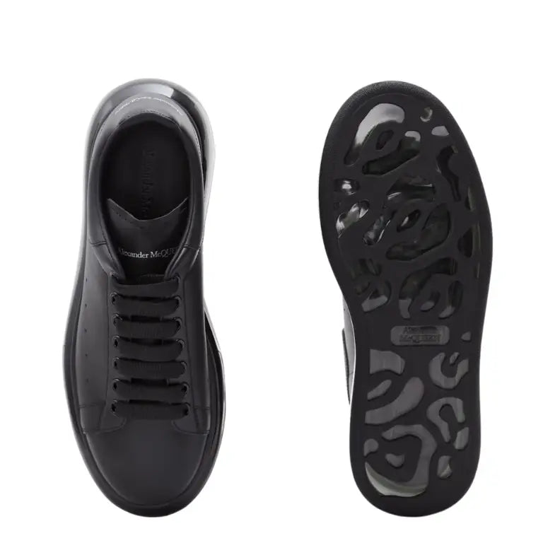 Alexander Mcqueen Oversized – Black Shiny Sole