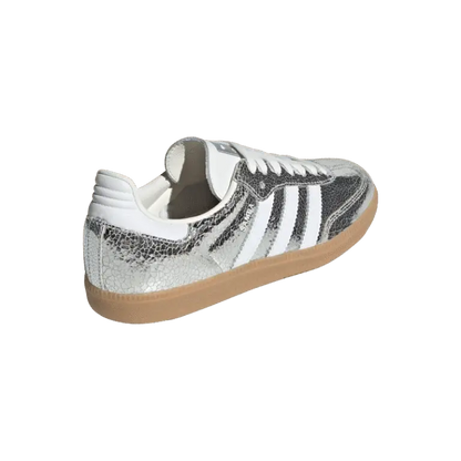 Adidas Samba OG – Silver Metallic / Cloud White / Core White
