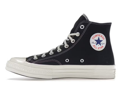 Converse
 
Chuck
 
Taylor
 
All
 
Star
 
70
 
Hi
 
Comme
 
des
 
Garcons
 
PLAY
 
Black